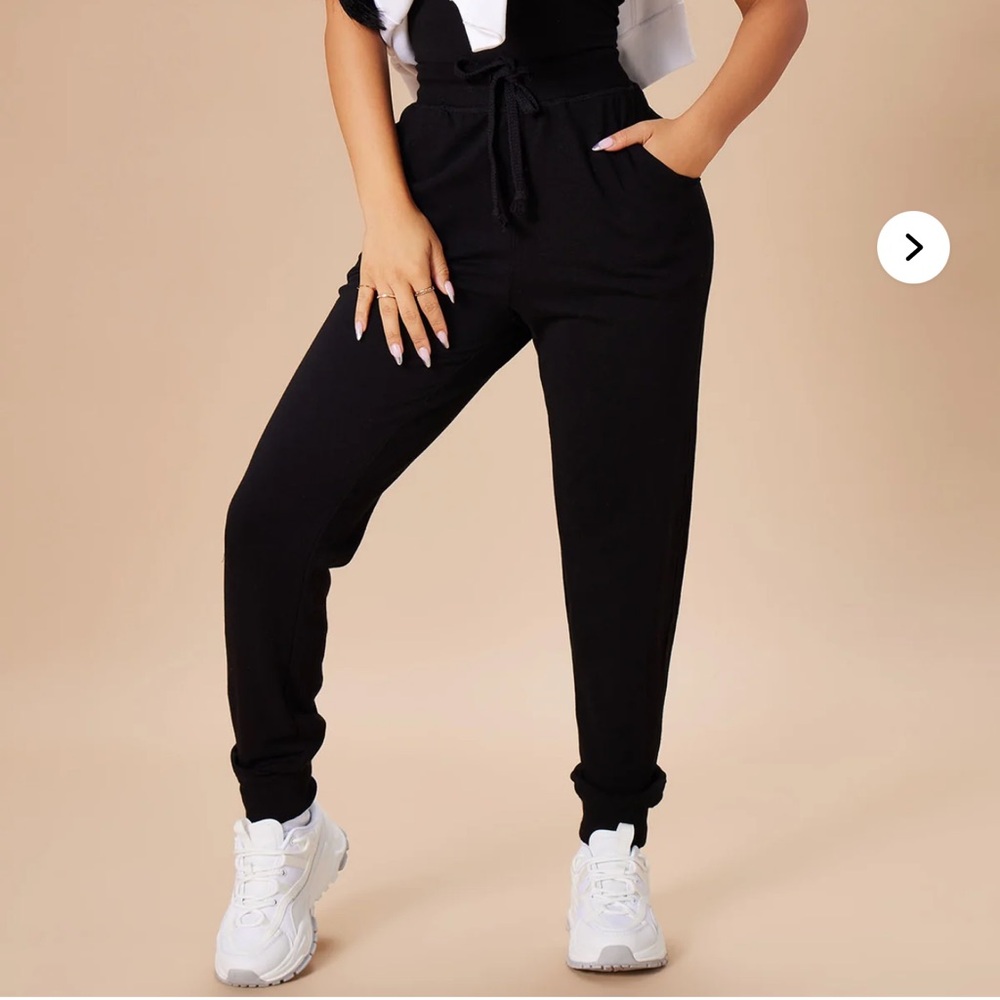 Fashion Nova Black Joggers